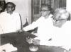 Saroj Mukherjee, Jyoti basu and Pramod Das Gupta