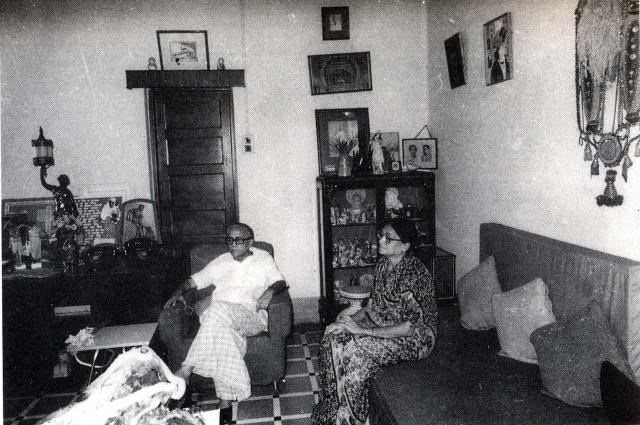 Jyoti Basu and his wife Kama Basu