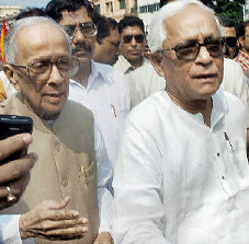 Jyoti Basu and Buddhadeb Bhattacharyya