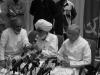 Harikishan Singh Surjeet and Jyoti Basu in a press meet