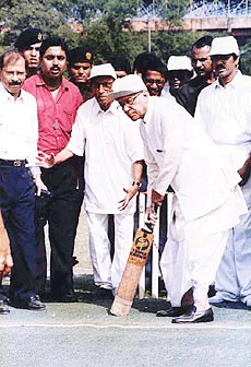 Playing Cricket