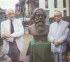 Jyoti Basu, after installation of Tagore's Statue in Stratford upon Avon