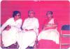 Jyoti Basu with Biman Bose and Smt. Geeta Mukherjee, MP