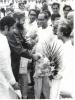 Jyoti Basu receiving Cuban leader Fidel Castro at Calcutta airport in 1973