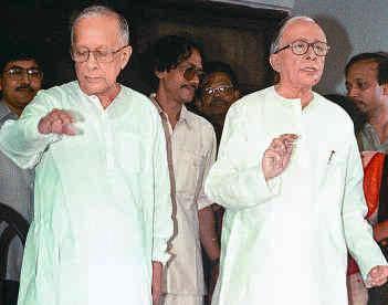 wax images of Jyoti Basu